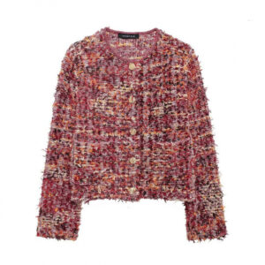 Women's Graceful And Fashionable Casual Texture Knitted Coat