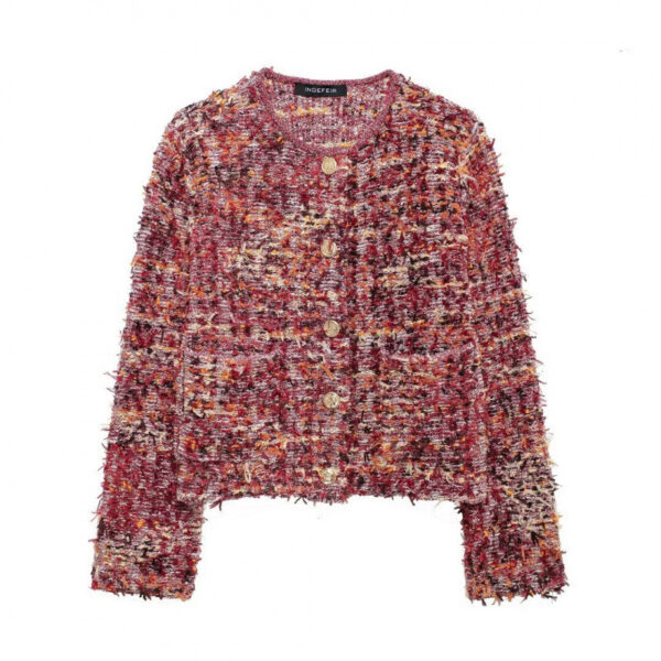 Women's Graceful And Fashionable Casual Texture Knitted Coat