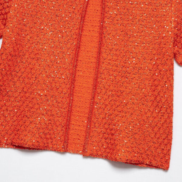 Versatile Casual Fashion Loose Beads Decoration Knitted Top - Image 4