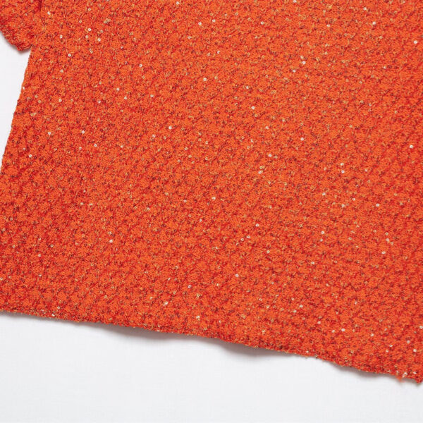 Versatile Casual Fashion Loose Beads Decoration Knitted Top - Image 5