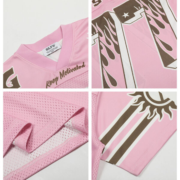 Street American Mesh Loose T-shirt - Image 4