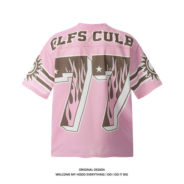 Street American Mesh Loose T-shirt - Image 3