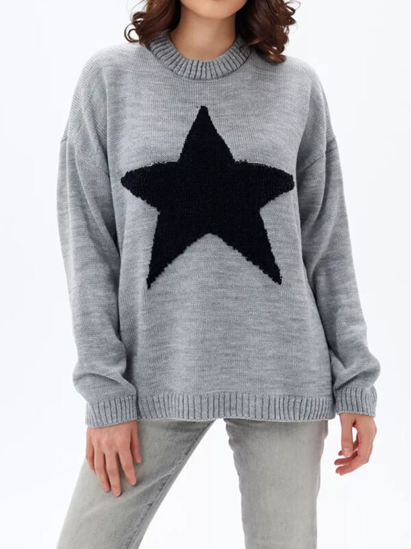 Women's Sweater Pullover Round Neck Thread - Image 6