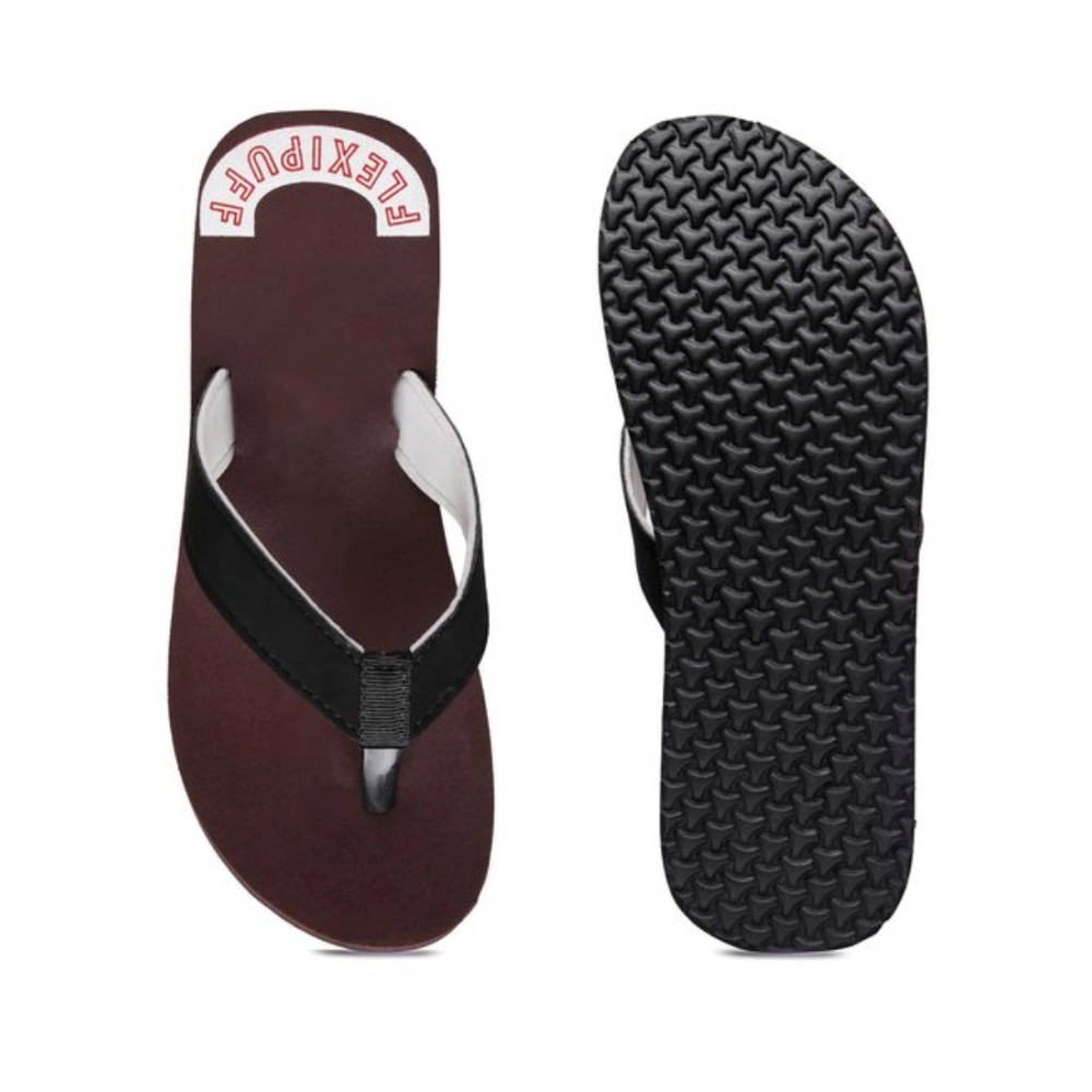 Generic Unisex Rubber Comfortable Orthopedic Doctor Slipper and Flip Flops (Maroon) - Image 3