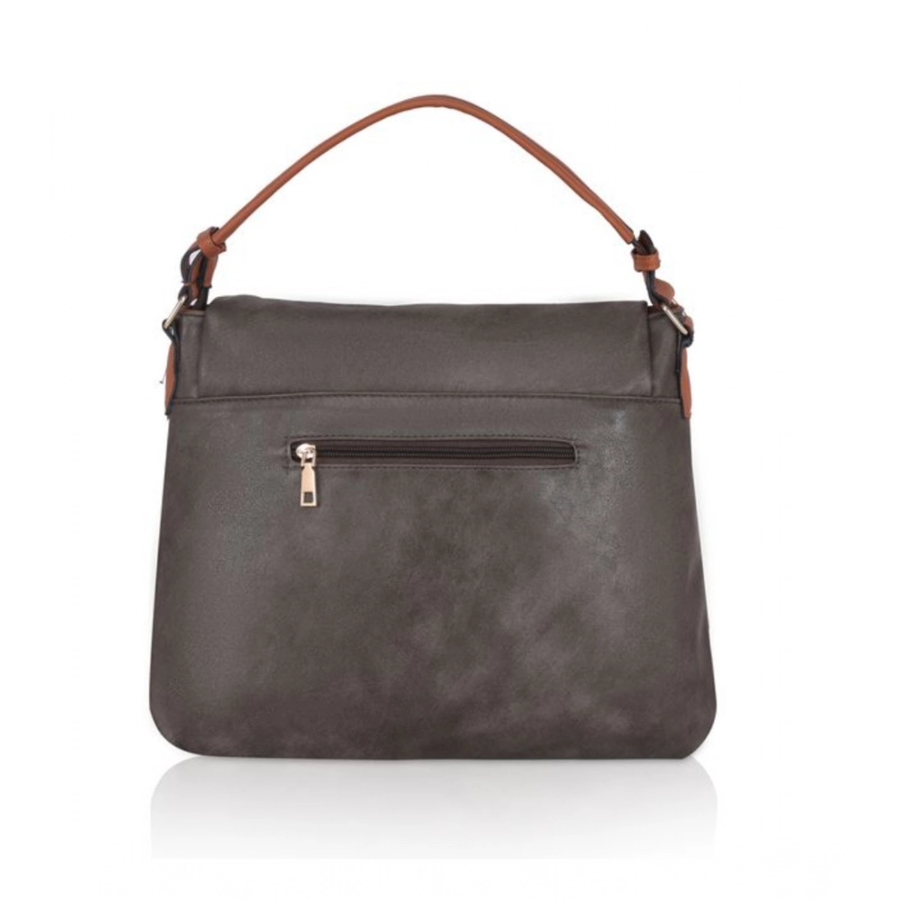 Generic Women's Faux Leather Solid Sling Bag (Green) - Image 4