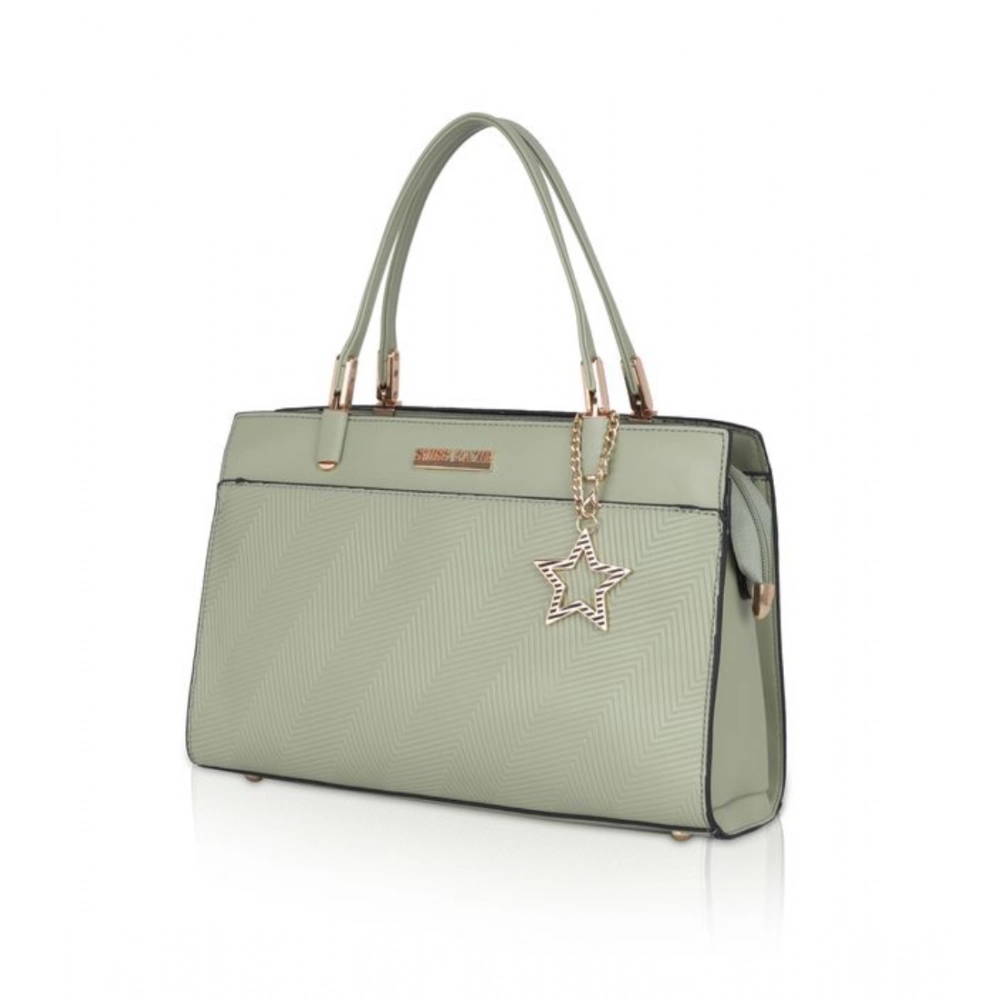 Generic Women's Faux Leather Textured Adjustable Long Belt Handbag (Green) - Image 6