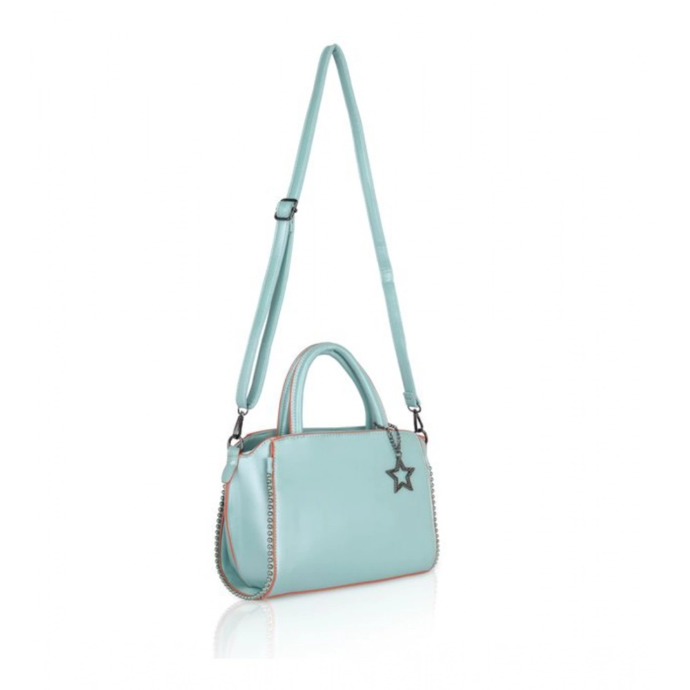 Generic Women's Faux Leather Metal Beads Handbag (Green) - Image 2