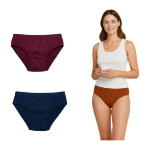 Generic Pack of_3 Women's Cotton Solid Hipster Panty (Multicolor)