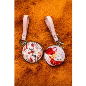 Compact Pocket Mirror – Round (Multicolor)
